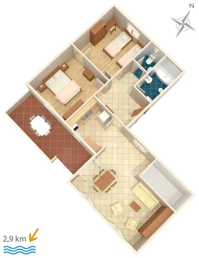 Apartments With A Parking Space Pula - 7420 Croácia